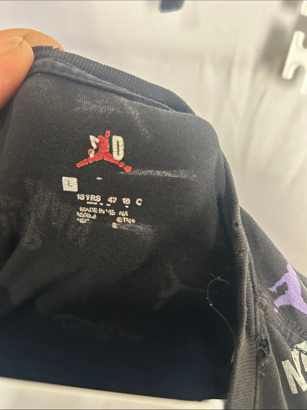 Nike Jumpman Black Logo Graphic Tee